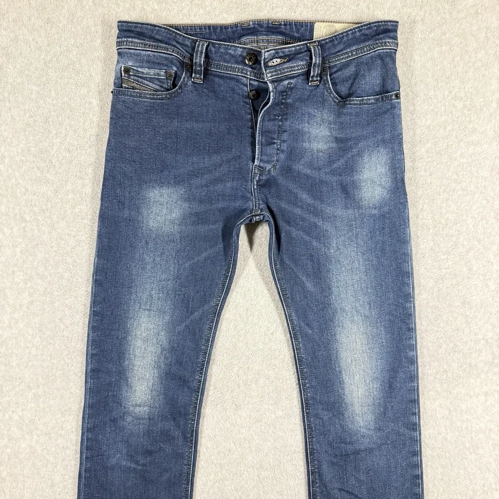 Diesel Safado-R Jeans Men 29x32 Blue Slim Straight Stretch‎ Medium Wash RC79I